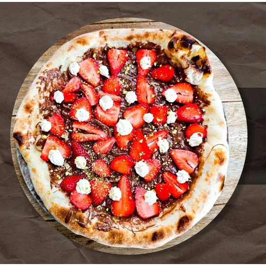 Nutellás-epres pizza 32 cm